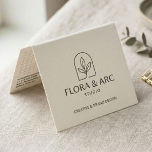 Folded Business Cards