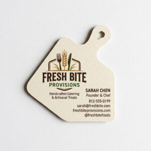 Custom Shape Business Cards